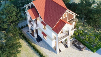 Mẫu nhà 2 mặt tiền đẹp thiết kế hiện đại, xu hướng 2025