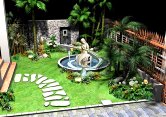 Không gian xanh trong nhà – Giá trị đến từ tiểu cảnh sân vườn